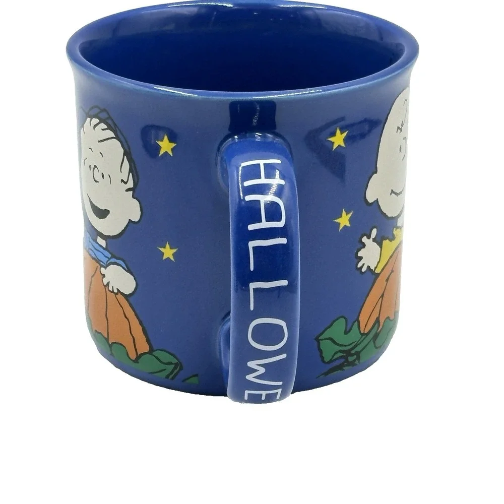 Peanuts Halloween Mug Linus Sally Woodstock Charlie & Snoopy It's the Great Pump